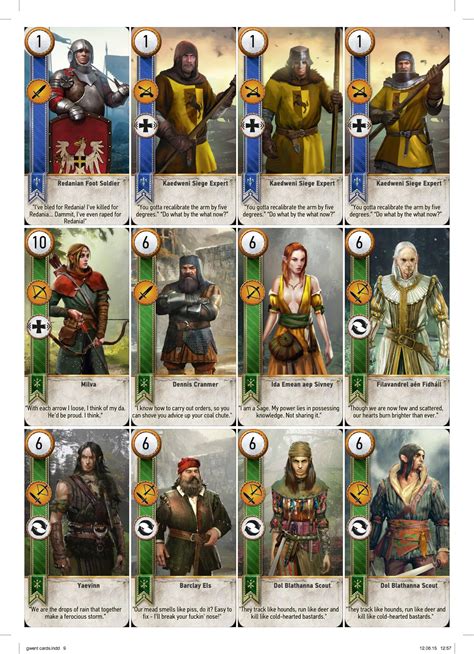 gwent card sounds
